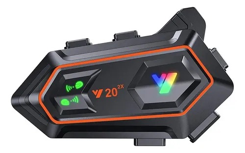Intercomunicador Auricular Bluetooth Y20-2x Para Casco Moto