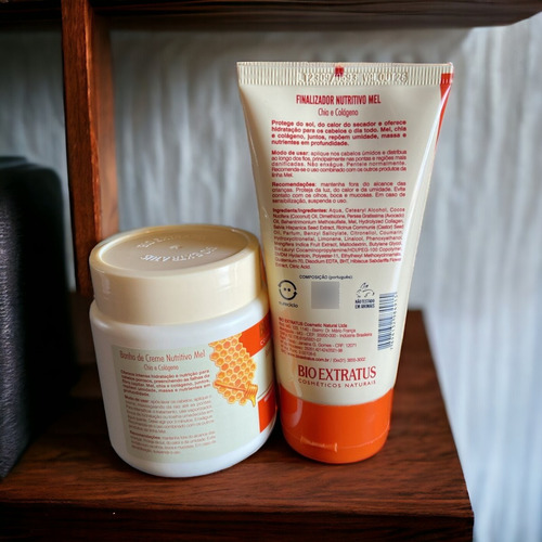 Kit Mel Bio Extratus Finalização Banho 250ml Final 150ml