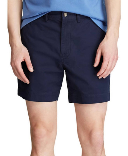 Shorts Algodon Rectos Elastizados Polo Ralph Lauren