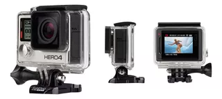 Gopro/câmera Hero 4 (com Display) 4k A Prova Dagua +case Nf