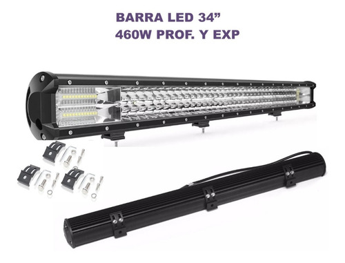 Barra Faros Luces Led 34 PuLG. 468w Profundidad Y Expansión