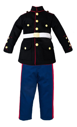 Vestido Azul Baby Trooper Youth Marine Corps De Primera Cali