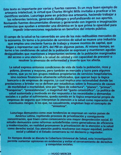 Imagen 2 de 4 de Privados De La Salud / M. J. Luzuriaga / Unla