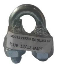 Perro Para Guayas Sujetar/empalmar 1/4 Pulgada