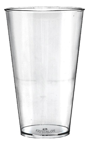 Kit 2 Copos Big Drink 550 Ml Transparente Acrílico