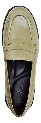 Sapato Loafer Feminino Al1502 Com Calce Fácil Tam 36 Usaflex
