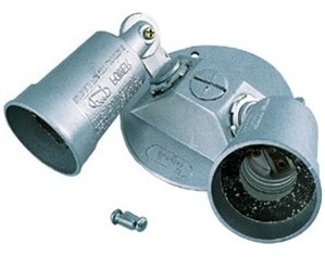 Base Doble Para Reflectores Par 38 Exteriores Rosca - 152742