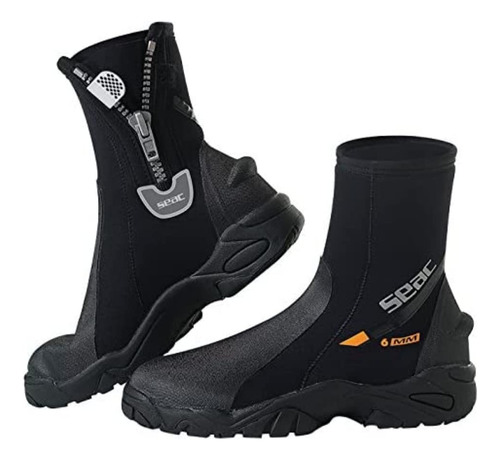 Seac Pro Hd - Botas De Neopreno De 0.236in Con Cremallera La