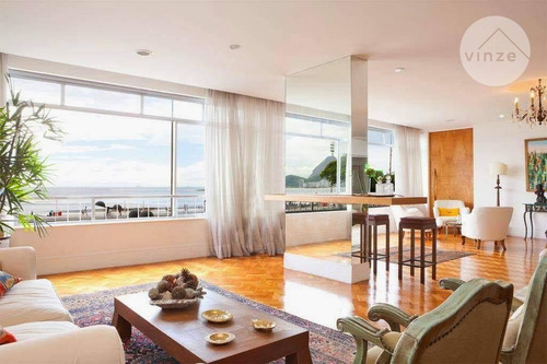 Imagem 2 de 24 de Excelente Apartamento De 4 Quartos À Venda Na Avenida Atlântica, Copacabana, De Frente Para O Mar - Ap0030