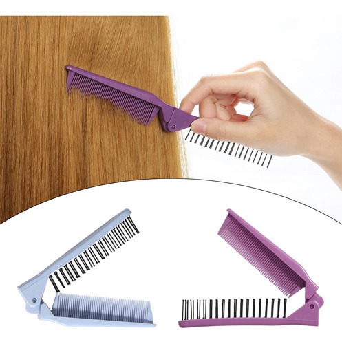 2 Uds Cepillo De Peine De Pelo Plegable Cepillo De