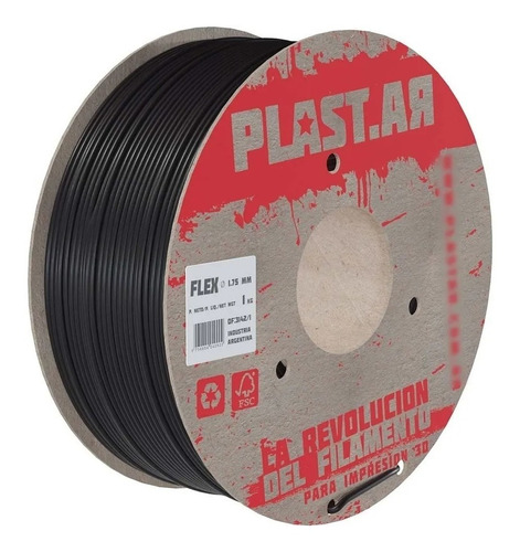 Filamento Plast.ar Flex Impresion 3d X 1kg 1,75mm | Icutech