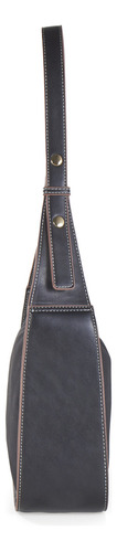 Bolsa Tote Cloe Para Mujer Atemporal Parche De Monograma Color Negro