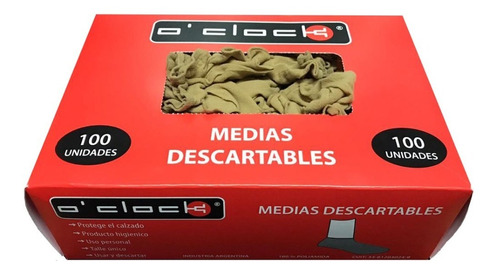 Medias Descartables Packx100