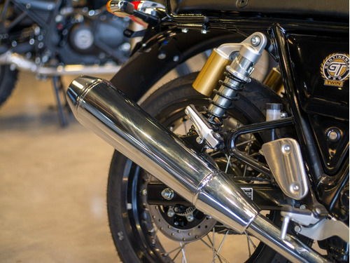Imagen 21 de 25 de Royal Enfield Continental Gt British Green Reserva Ya