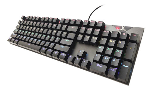Imagen 2 de 5 de Teclado Gamer Pc Mecanico Rgb Fw-km300