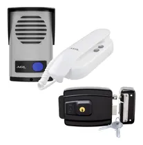 Comprar Kit Agl Interfone Porteiro Eletrônico + Fechadura Grande