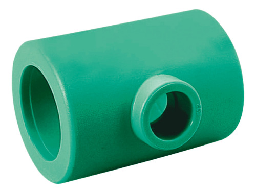 Tee Com Redução 110 X 75 Mm Ppr P/ Água Quente E Fria Amanco