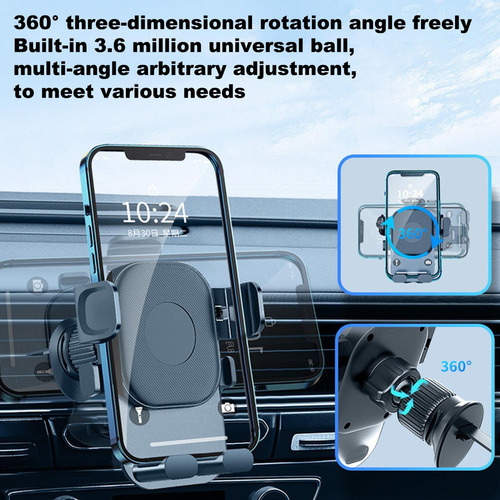 Wang Soporte De Teléfono For Ventilación De Coche Soporte
