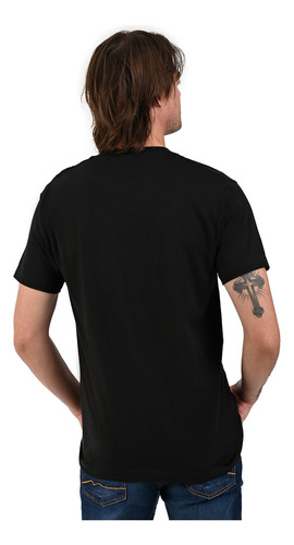 Playera Estampada Hpc Polo Color Negro