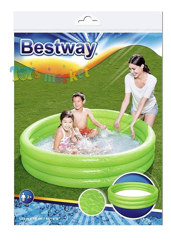Imagen 3 de 6 de Pileta 3 Anillos Infantil Pelotero Bebe Bestway