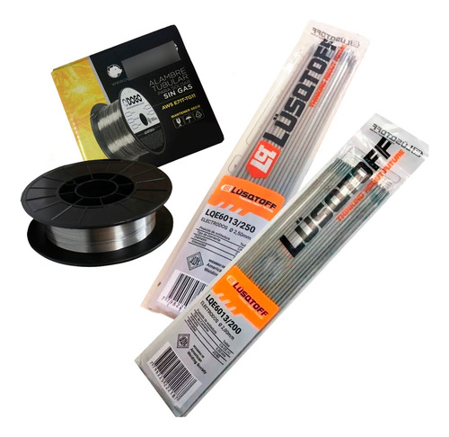 Kit Rollo Alambre S/gas 0,8mm + Electrodos 2mm & 2.5mm 50/90
