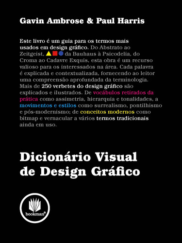 Dicionário Visual de Design Gráfico, de Ambrose, Gavin. Bookman Companhia Editora Ltda., capa mole em português, 2009