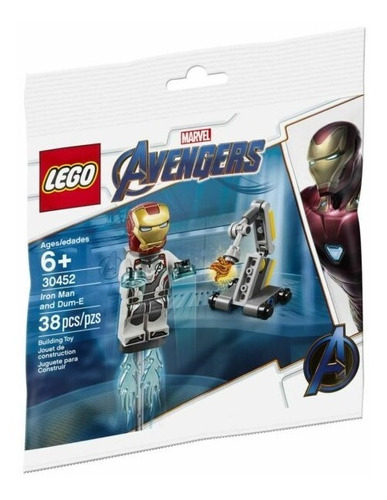 Iron Man Lego Avengers Y Dum E 38 Piezas Bolsita 30452 Cadia