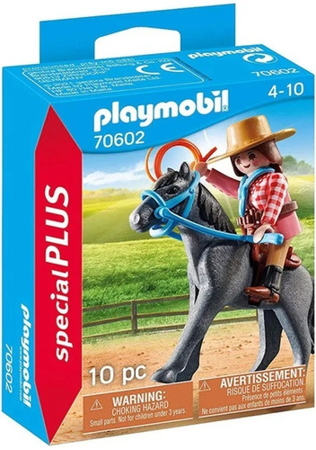 Playmobil Jinete Del Oeste 10 Pzas 70602
