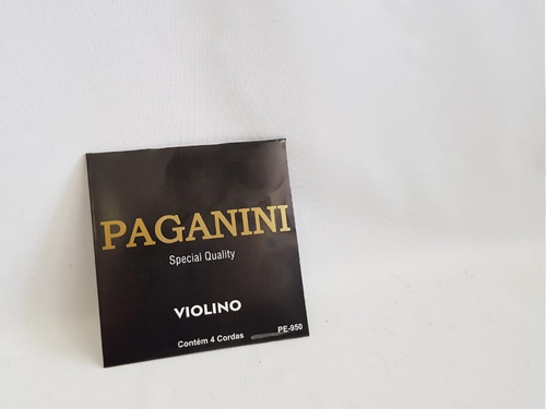 Imagem 2 de 4 de Encordoamento Violino Paganini Promoção! Oferta!