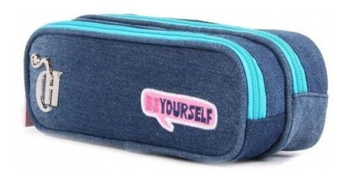 Estojo Duplo Capricho Jeans Be Yourself 11362 Dmw