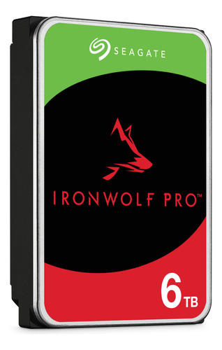 Seagate Ironwolf Pro St6000nt001 6tb 3.5 Sata/600 7200r Vvc Color Negro