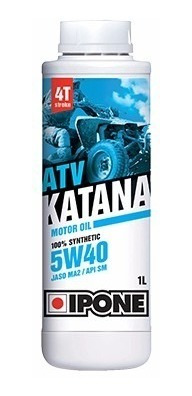 Imagen 1 de 4 de Aceite Sintetico Atv Katana 4t 5w40 Ipone Yamaha Yfz450 Yfz
