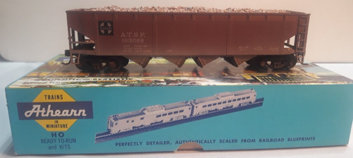 D_t Athearn  Hopper Car Santa Fe 1758 Usado