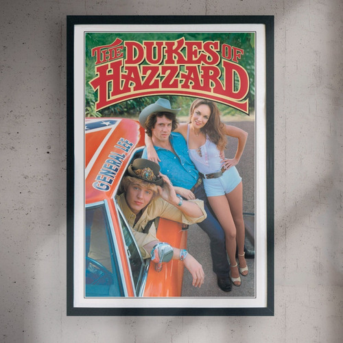 Cuadro 60x40 Series Retro - Dukes De Hazard - Poster Vintage