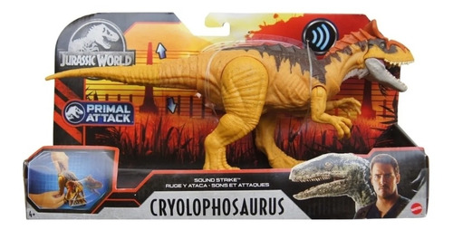 Jurassic World Cryolophosaurus Primal Attack Mattel 