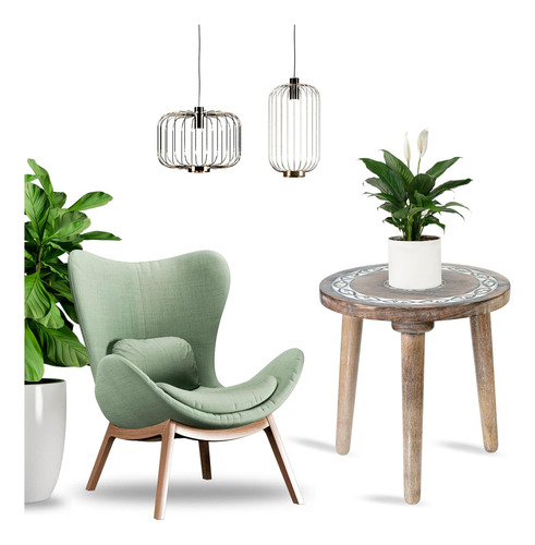 Crocon Lateral Table, Small Auxiliar Table For X Room
