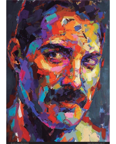 Cuadro Freddie Mercury Pop Art En Lienzo Canvas Con Bastidor