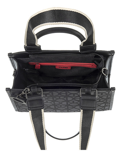 Bolsa Satchel Cloe Sirlania Chico Color Negro