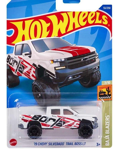 Hot Wheels Baja Blazers 19 Chevy Silverado Trail Boss Lt