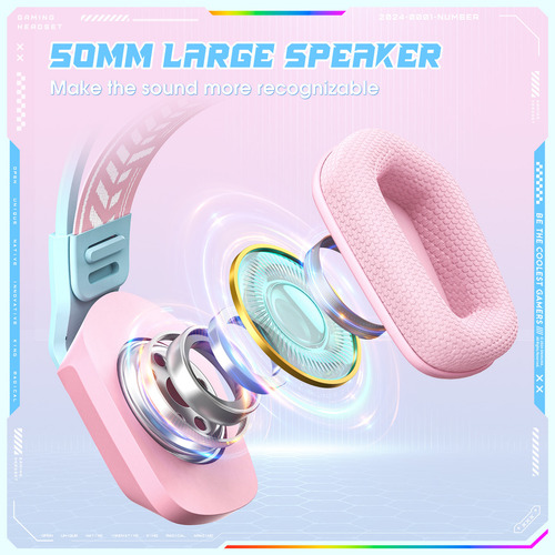 Audifono Gamer Onikuma X13 Cn Luzcancelacion Ruido Microfono