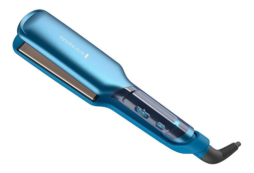 Plancha de cabello Remington Professional Pro 2" Titanium Ceramic Ocean Silk S9632 celeste y azul oscuro 120V