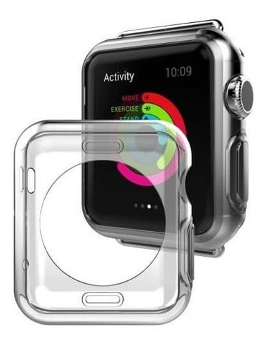 Case Capa Protetor Apple Watch 1 A 5 E Iwos 38mm 40mm 44mm