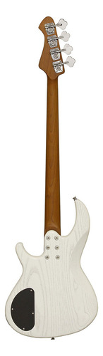 Contrabaixo Aria Pro Ii Detroit 4 Cordas Open-pore White