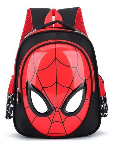 Spiderman Set Mochila - Lonchera - Estuche Sp78280 Color Azul