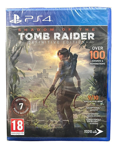 Shadow Of The Tomb Raider Definitive Edition Ps4 Mídia Físic