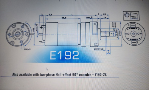 Motoreductor De 24 Vcd. Micro Motors E192.24.18 (166 Rpm)