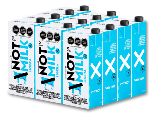 Notco, Notmilk Low Fat Pack 12 Unidades De 1 Lt