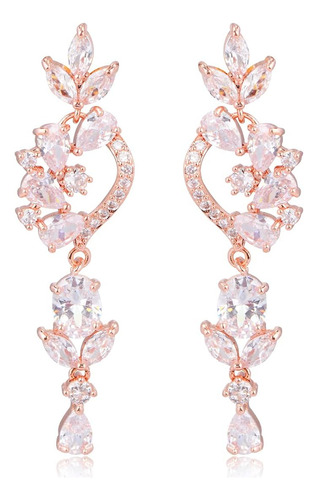 Pendientes Colgantes De Oro Rosa Para Mujer, Estilo Bohemio,