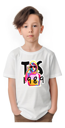 Polera Niños Taylor Swift Ts1989 Musica 100% Algodón Wiwi