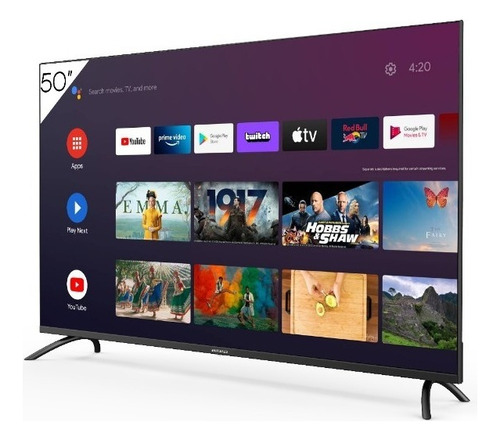 Smart Tv Android 4k Uhd Aiwa Bluetooth Google Assistant 50